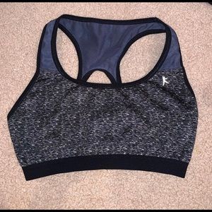 Grey danskin sports bra